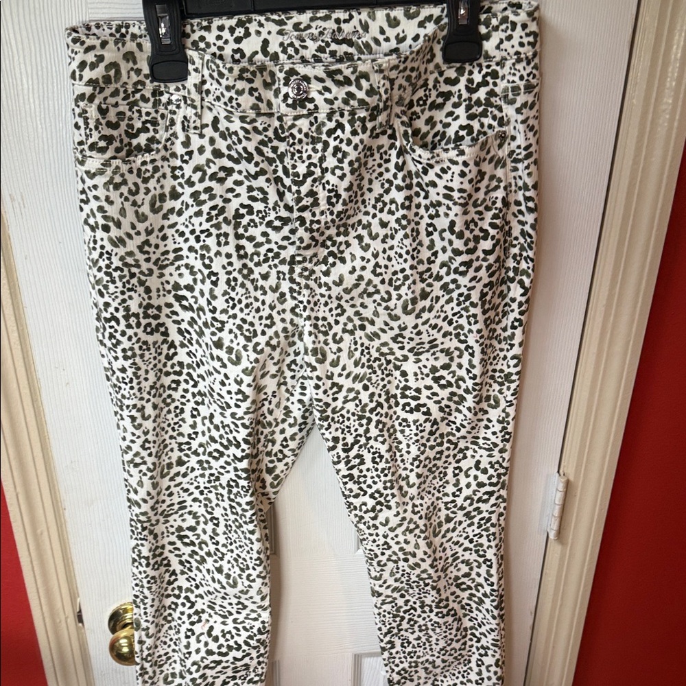 Tommy Bahama Kids Leopard Print Jeans - Black and White